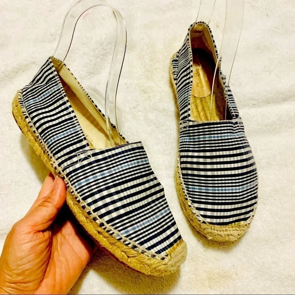 J CREW CUSHIONED FOOTBED ESPADRILLES women’s sz 6